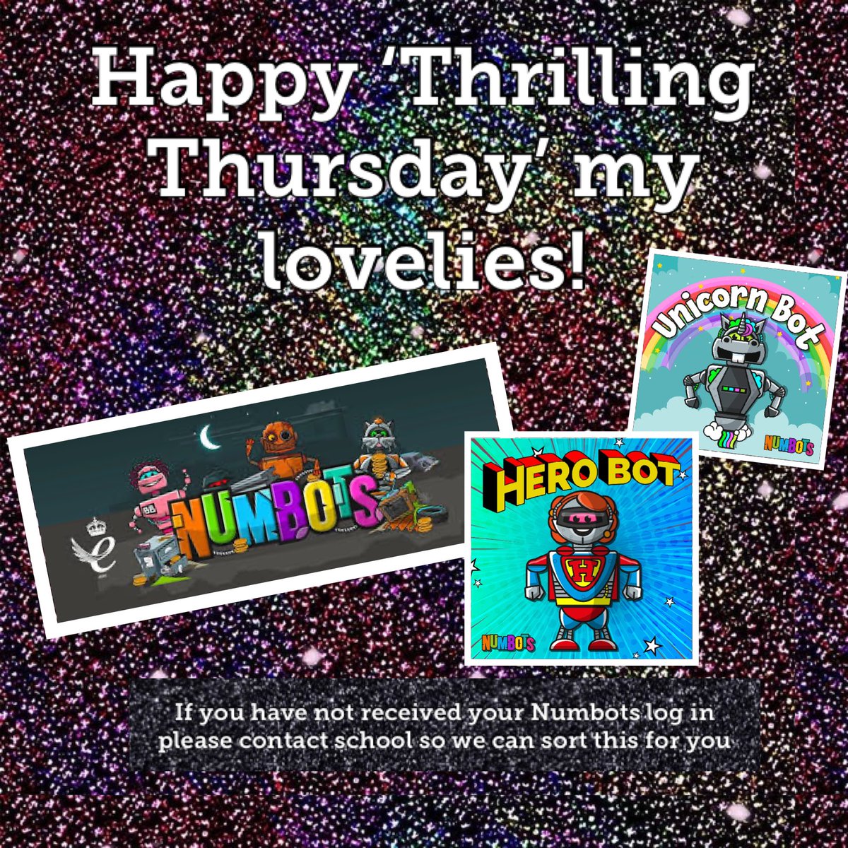 MrsMfromSJB's tweet photo. So Reception class, ‘your challenge, should you choose to accept it’, is to log in to your Numbots account and enjoy! I’ll be checking to see who has been on and will give a special shout out to the person who tries their very best this week! #MuldowneysMarvels #SJBReception https://t.co/FxEy9vxJ4P