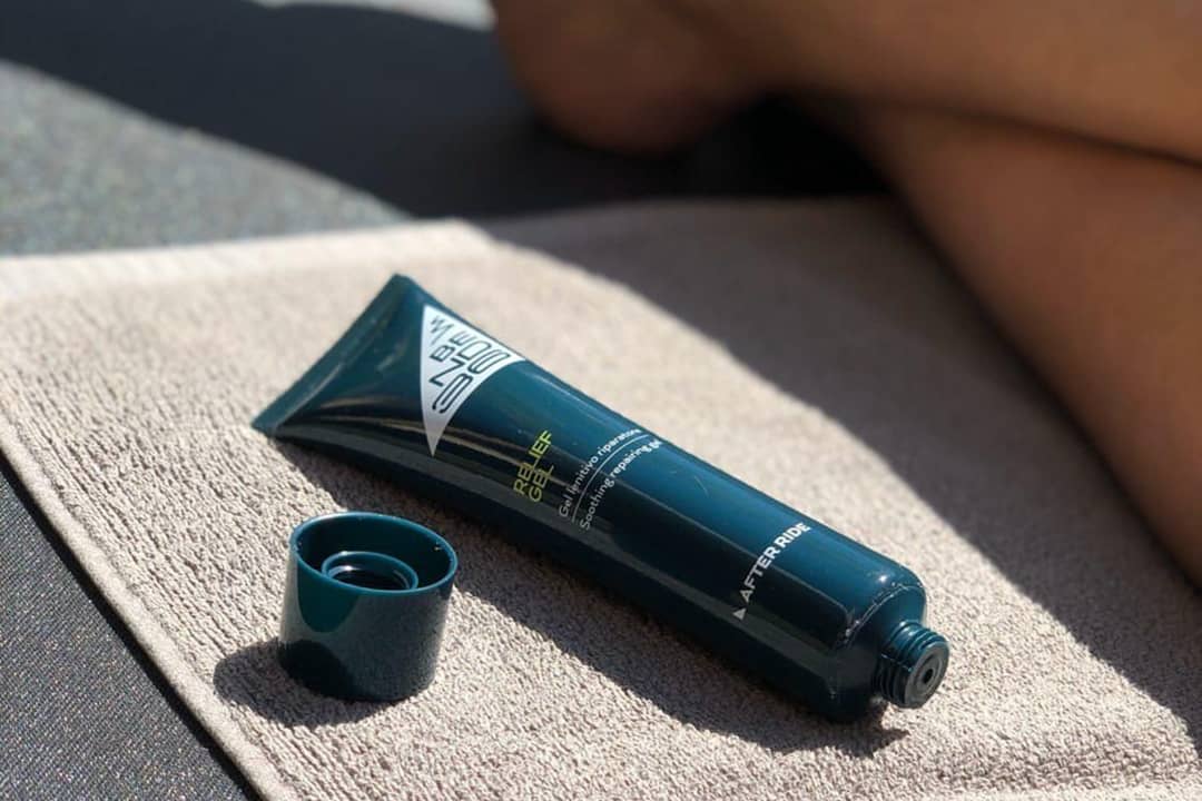 BEND36official's tweet photo. The best way to prevent saddle sores from becoming troublesome? Bend36 Relief Gel, of course ! @albertocontador @ivanbasso https://t.co/8RBiMWanNo