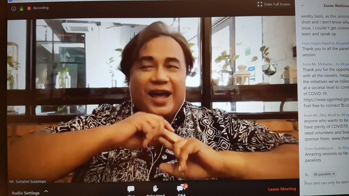 kamarulbahrin's tweet photo. #Backpacker biz dead. Cafe dead. Boutique dead. But online training starts then large catering orders also came @suhaimisulaiman #sambalstyleandsleep entrepreneur sharing his #newnormal. As chairman @bernamadotcom introducing lateral thinking to new ways. My turn next #witf2020 https://t.co/mAaWB8s4mf