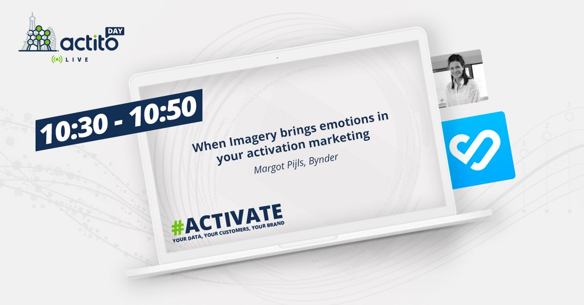 Onze partners zijn ook van de partij op de Actito Day Live, en <a href="/bynder/">Bynder</a> is de eerste die zich komt voorstellen! Ze vertellen over de kracht van emoties in marketing. Volg het via bit.ly/2JRgiZj