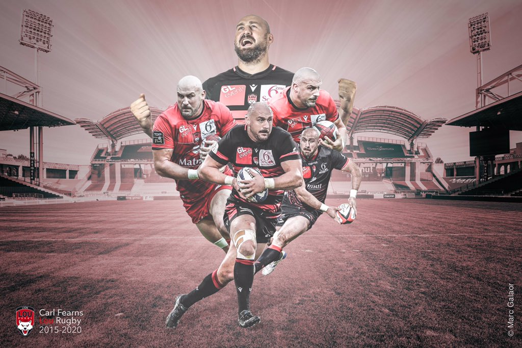 MarcGalaor's tweet photo. Merci @Carl_Fearns 👏🏼👏🏼👏🏼❤️🖤 
@LeLOURugby 2015-2020 
Photo-montage @MarcGalaor 😊 https://t.co/hyhvZMYXrB