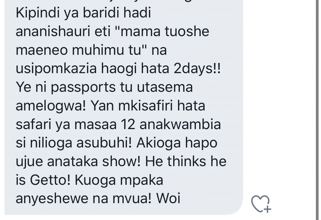  #DearCoco alikua msafi hadi namuonea wivu mwanamke atakaeolewa nae. Ila huyu nilienae sasa hivi 