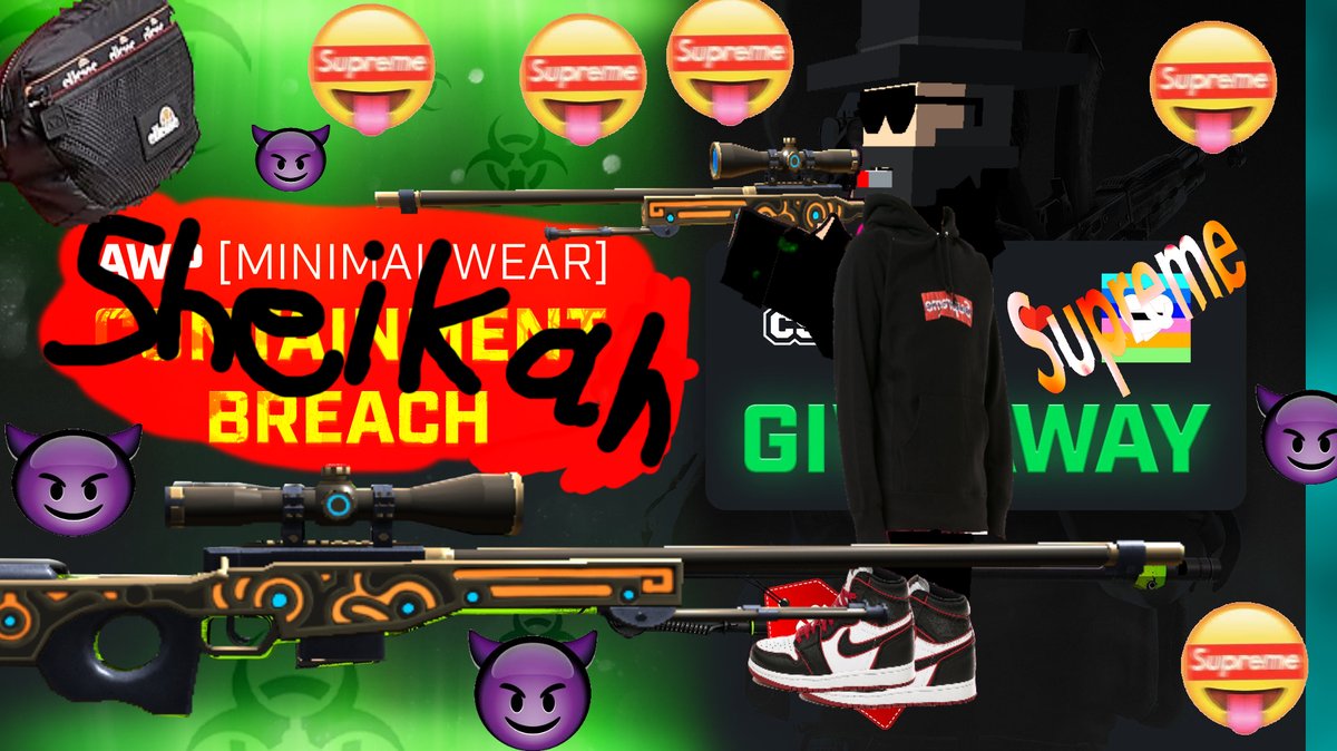 GiveawayKrunker's tweet image. 🔴I will giveaway this good looking Sheikah Sniper /💲
🔴Just Follow me and Retweet this Tweet✔ 
🔴(optional: tag a friend for bonus)
🔴Giveaway will end at 50 Retweets‼
🔴GL! #CSGOGiveaway #giveaway #krunker #Krunkergiveaway