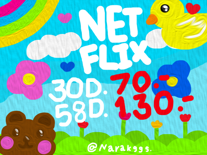 narak99s's tweet photo. ♡🧀Netflix UltraHD 4K ♡
💖. 30 วัน/จอ ราคา 70 บาท
💖. 58 วัน/จอ ราคา 130 บาท
○.โอนแล้วรับรหัสดูได้ทันที 
○. มีโปรไฟล์เป็นของตัวเอง ไทยแท้
🥨🍿dm มาได้ตลอดเลยค้าบ
🌈หรือ@ line : xmarkleeluvme99s
#หารnetflix #หารnetflixราคาถูก #หารเน็ตฟลิกซ์ #หารเน็ตฟลิก #หารเน็ตฟลิกซ์ราคาถูก https://t.co/b6oQpOIKnQ