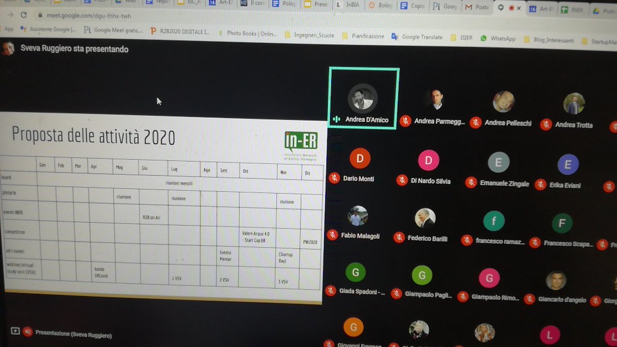 La rete #INER dà il benvenuto ai nuovi incubatori e lavora insieme per costruire il futuro. Grazie a tutti i numerosi partecipanti.