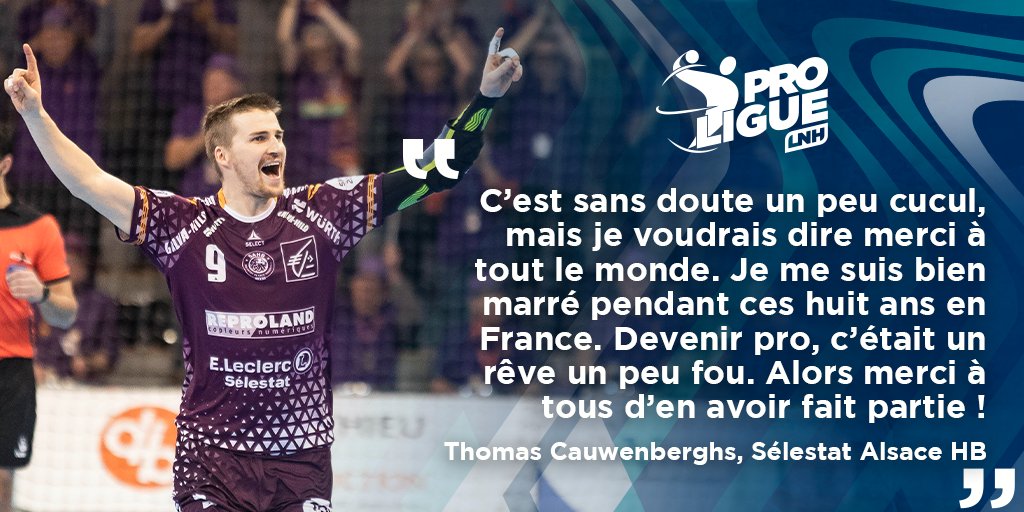 Proligue's tweet photo. 👋 Après huit saisons à jouer en France, dont trois à @SAHB_67, @CauwenberghsTho a décidé de mettre un terme à sa carrière professionnelle

🪞 On jette un petit coup dans le rétroviseur avec le plus doué des gauchers belges !

👉 https://t.co/YAvUnlPzhK https://t.co/BwwMjxBIvj