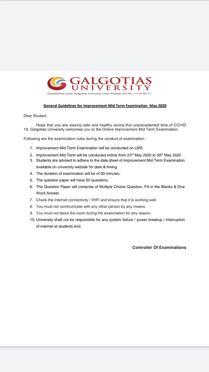 PrasannaSingh6's tweet photo. Looks like the @GalgotiasUni
has not learned anything yet!
#10thpoint is irrelevant and shows their irresponsible behaviour towards students.
@Saksheepandey4
@djshekhawat
@YashiGoel6 @avnishsingh41 @iamnarendranath @stillsoulJatin https://t.co/Le7MW0rbXC