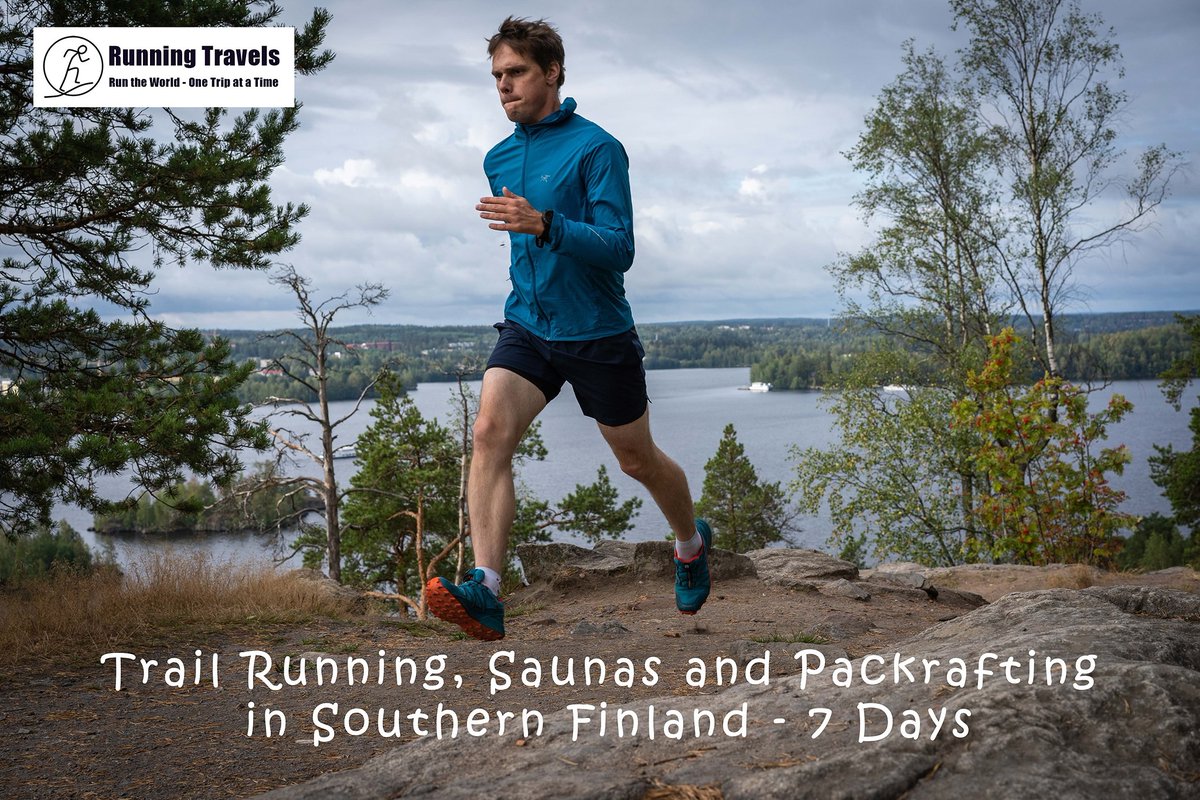 Finland’s quiet forests and cool lakes provide the perfect setting for a trail running holiday. A half-day packrafting tour adds extra variety to the week and chance to rest your legs. Private tours on request. Group size: 4-8 persons. runningtravels.co.uk/trip/running-h…   #runningtravels