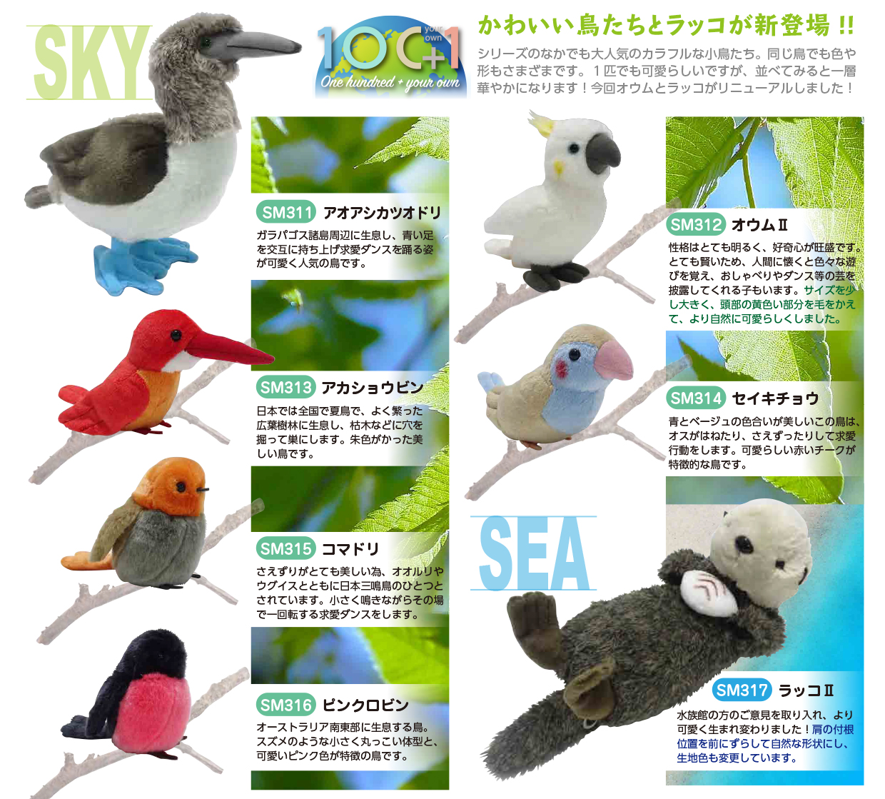 太洋産業貿易 5月発売新商品 かわいい鳥たちが仲間入り アオアシカツオドリ が最推しです まるくてかわいい コマドリ と ピンクロビン きれいな カワセミ の仲間 アカショウビン 素敵なチークの セイキチョウ オウム は 頭の毛とサイズを 太洋産業貿易 5月発売新商品 かわいい鳥たちが仲間入り アオアシカツオドリ が最推しです まるくてかわいい コマドリ と ピンクロビン きれいな カワセミ の仲間 アカショウビン 素敵なチークの セイキチョウ オウム は 頭の毛とサイズを