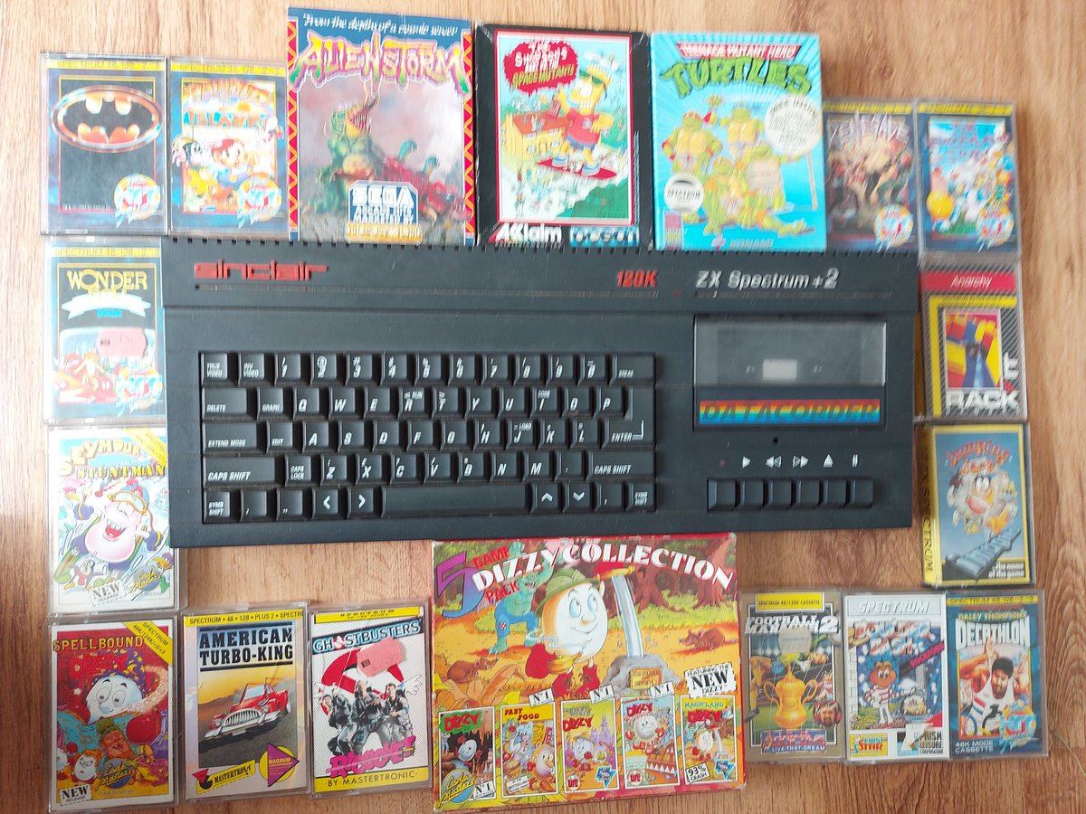 gamersnell's tweet image. My first computer. The legendary #sinclair #spectrumplus2. Kids will never know the pain we went through when it comes to load times 😴 #gamer #gaming #retro #retrogame #retrogaming #vintage