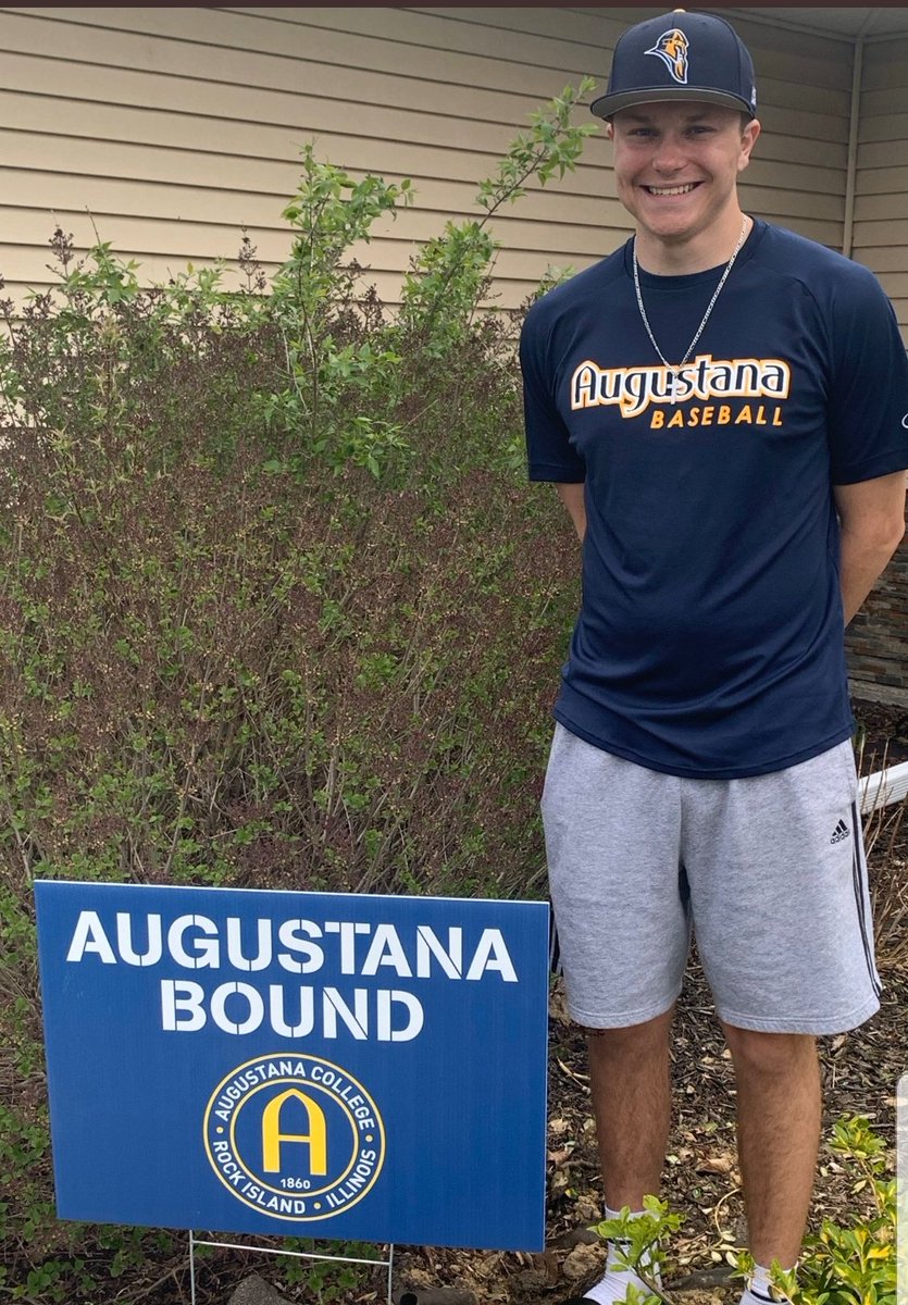 molinebaseball's tweet photo. Congratulations to Bryce Luckey and his family, as he continues his athletic &amp; academic career at Augustana College!!!!!  Thank you for your contributions to our program. https://t.co/He1Iyf4KWJ