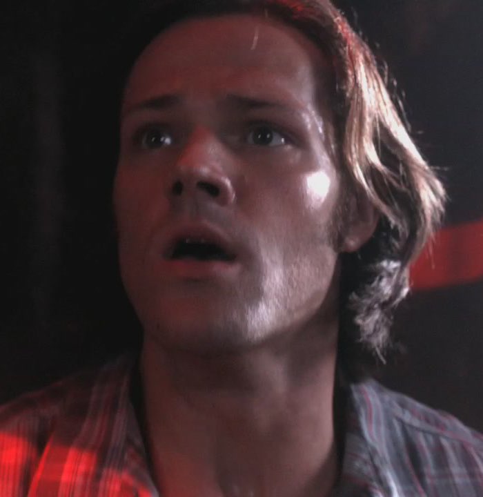 Sam with hell flashbacks/hallucinations