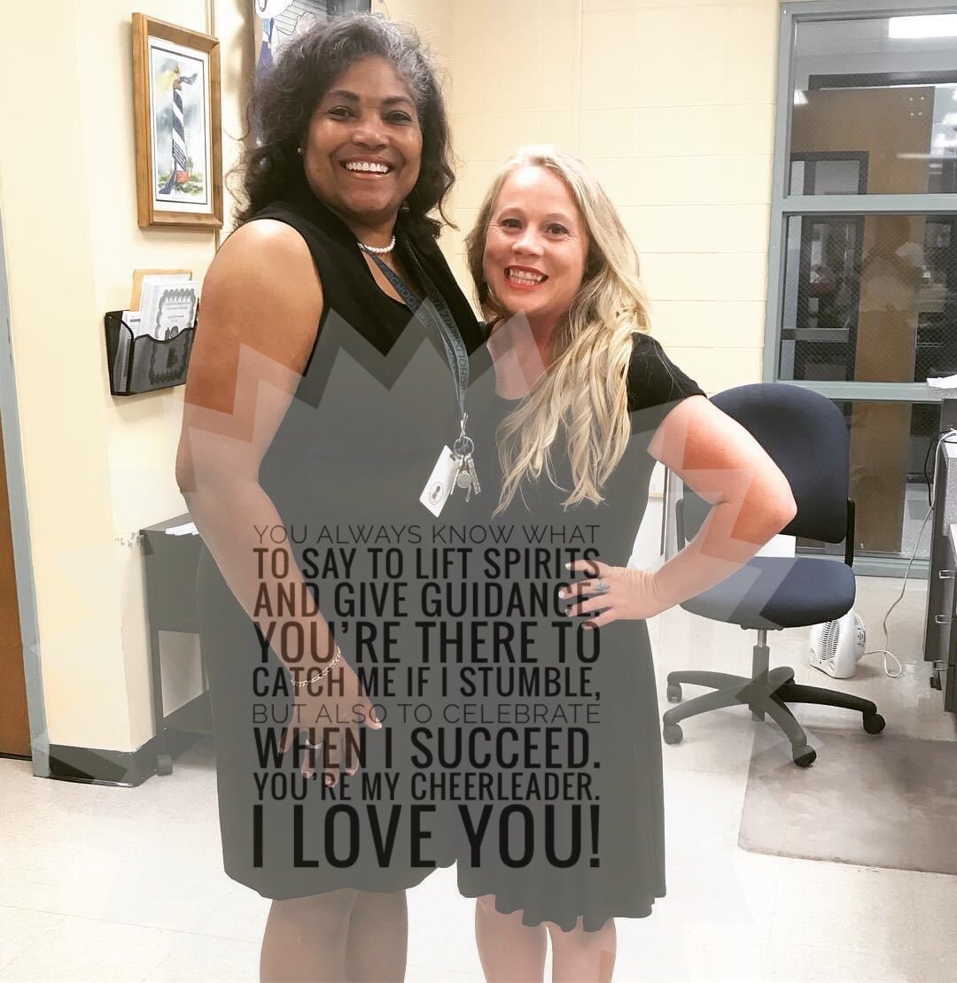 Yesterday was National Principal’s Day. I am so lucky that this lady is my leader. I feel like any future principal should take lessons from her. She’s one in a million! #thatssomertz @empowermcpss <a href="/MDuBoseAdams/">Michelle DuBoseAdams</a>