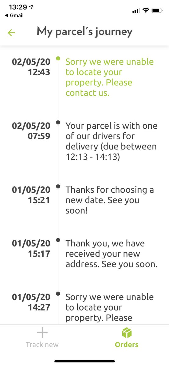 MageeGarry's tweet photo. @YodelOnline hey yodel I didn’t receive my parcel yesterday as you didn’t have the full address. I spoke on web Chat and address was updated which showed on delivery notes...hey presto today no parcel again and notes say same thing! Tried to contact you but can’t...please help https://t.co/VmPH5RMynn