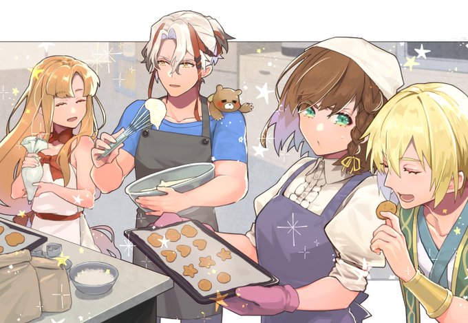 お菓子作りとかしてほしいなぁ てぃあのイラスト お菓子作りとかしてほしいなぁ てぃあのイラスト