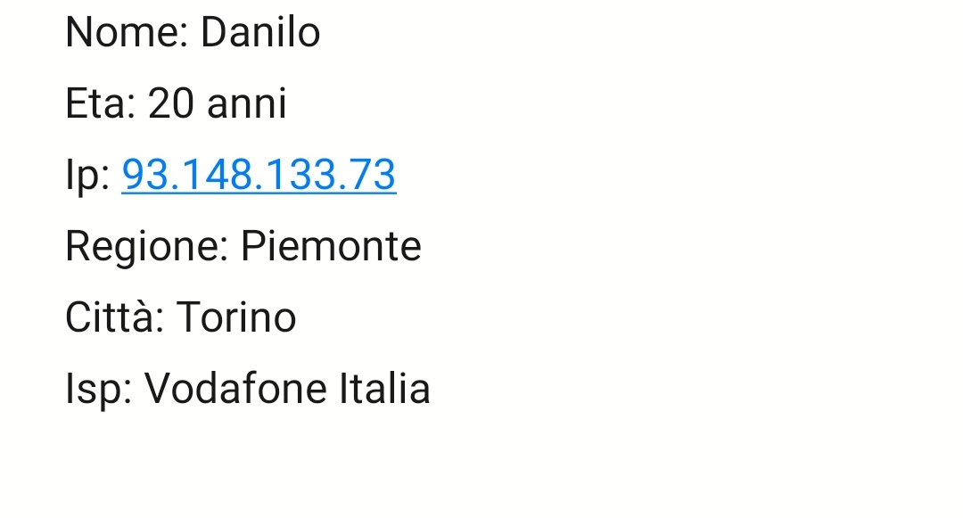 hack_justice's tweet photo. Danilo sono quasi le 15 e sei ancora al letto? Alzati invece di stare su telegram a cercare video pedopornografici e a mandare foto foto ragazzine!
Nella 2° foto c'é il tuo faccino😊 e nella 4° la tua localizzazione gps🙏
@Anon_ITA @LulzSec_ITA https://t.co/Bnp8TdKjzD