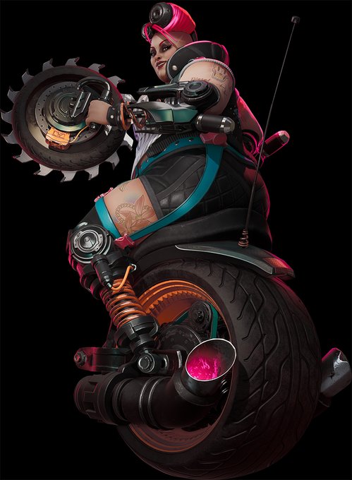 FrBleeding's tweet photo. De #ConceptToConsole, voici l'art conceptuel de Buttercup réalisé par notre artiste conceptuel épique, @marco2d. 
Posé à côté de son modèle en jeu pour comparaison.

Encore plus à venir! #BleedingEdge https://t.co/VgBP7rGcyj