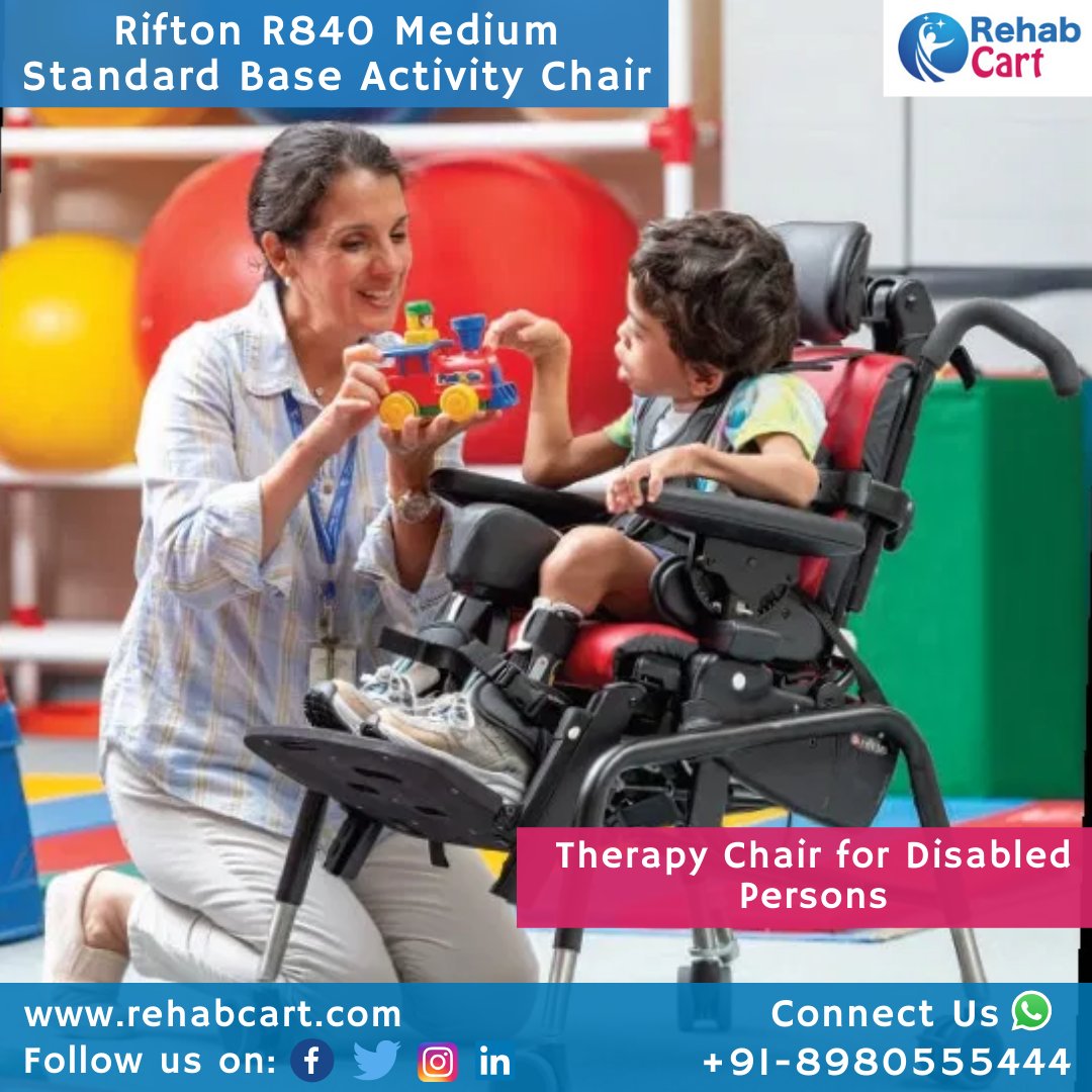 CartRehab's tweet photo. The inventory stocks professional #medical equipment such as #Rifton R480 Standard Base Activity Chair. It features padded seat and back, tilt-in-space base, adjustable legs, seatbelt and arm #supports for superior user convenience. 
Visit: https://t.co/IEkzoioP3y

#rehabcart https://t.co/OtlmzGvFAQ