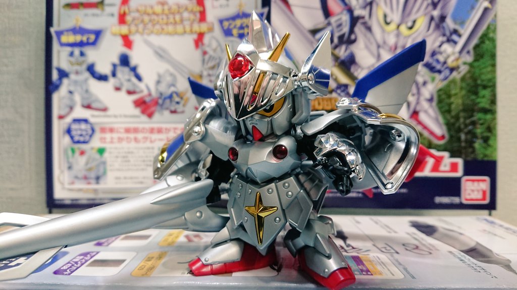 تويتر 鬼ちゃん 趣味垢 على تويتر ガンプラ 戦士 バーサルナイトガンダム Sdガンダム 本日2体目 バーサルナイト ガンダム シルバー塗装がうまくいったような気がする パールホワイト シルバー グレー メタルブラック それしかやってないのに この