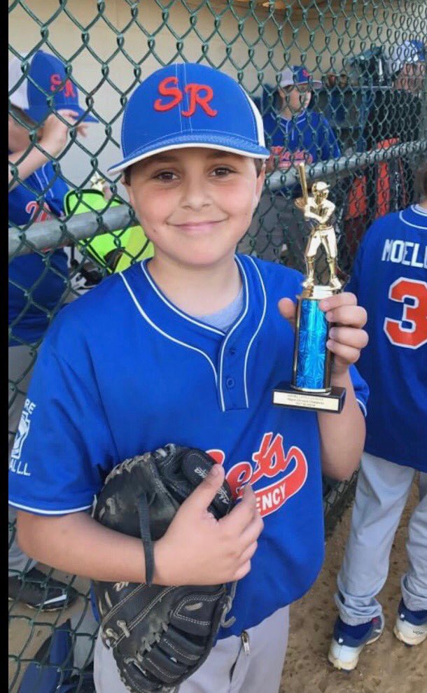 SRDevilBaseball's tweet photo. Today’s #ShoreSpotlight is Charlie Deusch
🔵Freshman from OP
🔵OF
🔵Student-athlete
🔵New to the program
🔵Many trophies from SRLL
🔵SRLL Division winner
🔵Fun, friendly
🔵Enjoys team comradery 
🔵Aspires to attend Monmouth University @ShoreAthletics https://t.co/Zz8ZJII0kU