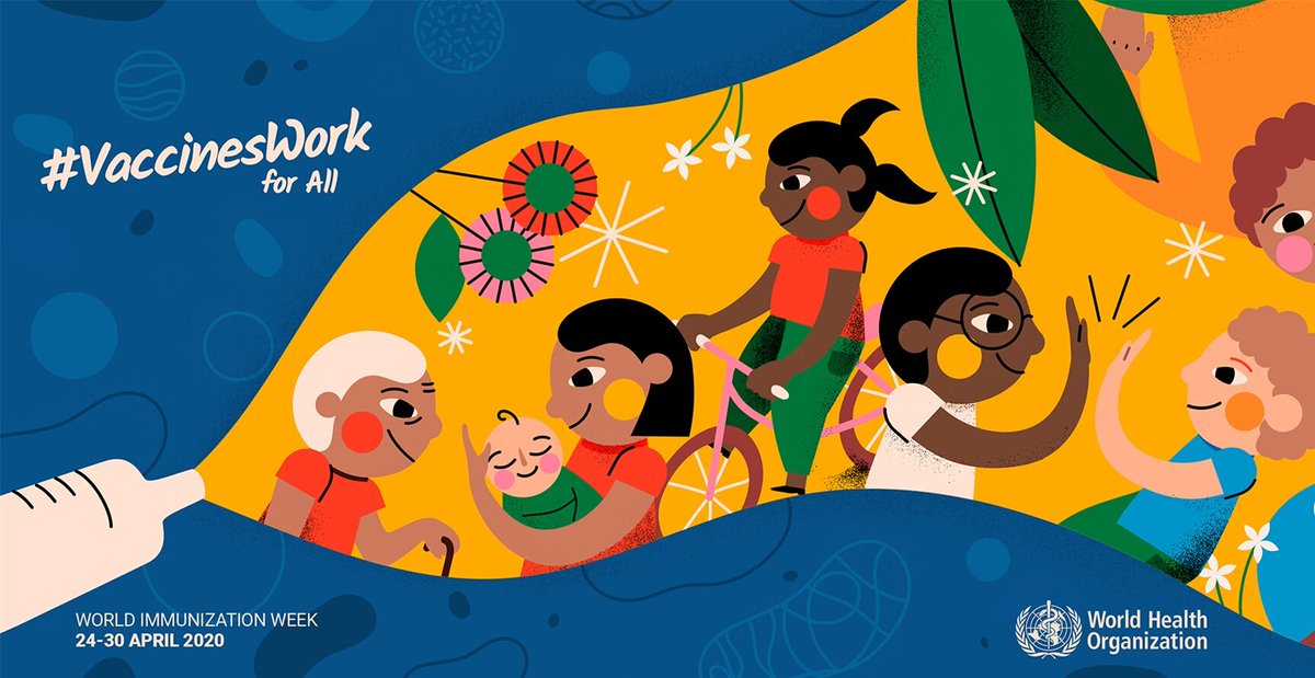 In case you missed it April 24th - 30th was World Immunization Week!! #VaccinesWork #vaccinesworkforall