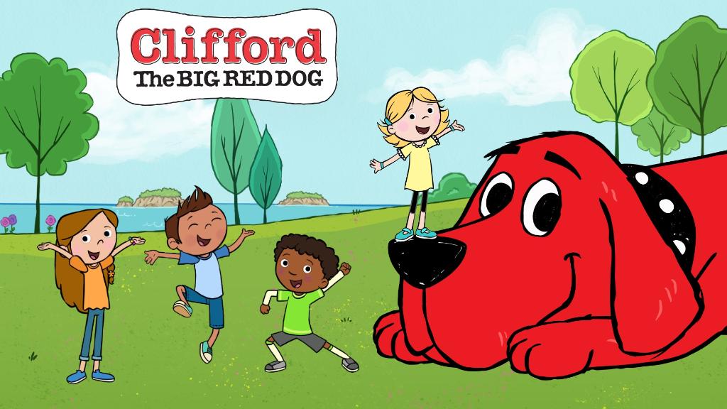 Scholastic's tweet photo. Looking for an adventure? All it takes is a little imagination to create a day full of fun inside your very own home! Join Emily Elizabeth, Clifford and all of their friends in a day of make believe on Amazon Prime Video and @PBSKIDS now! #CliffordTheBigRedDog https://t.co/zC2RPaFmy2