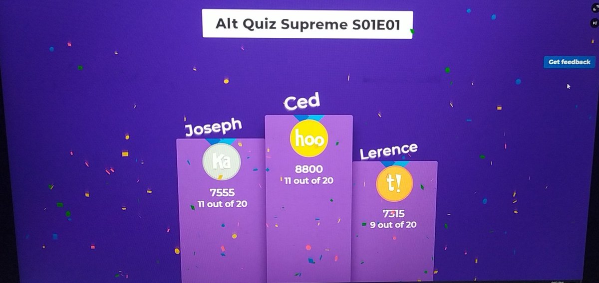 MTTbackup's tweet photo. Alter S01E01 Winners https://t.co/XdyfbIJxmb