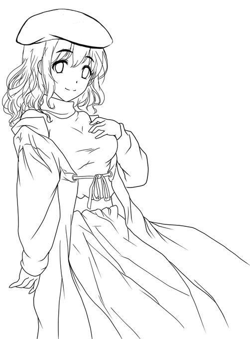 線画配布のtwitterイラスト検索結果 古い順