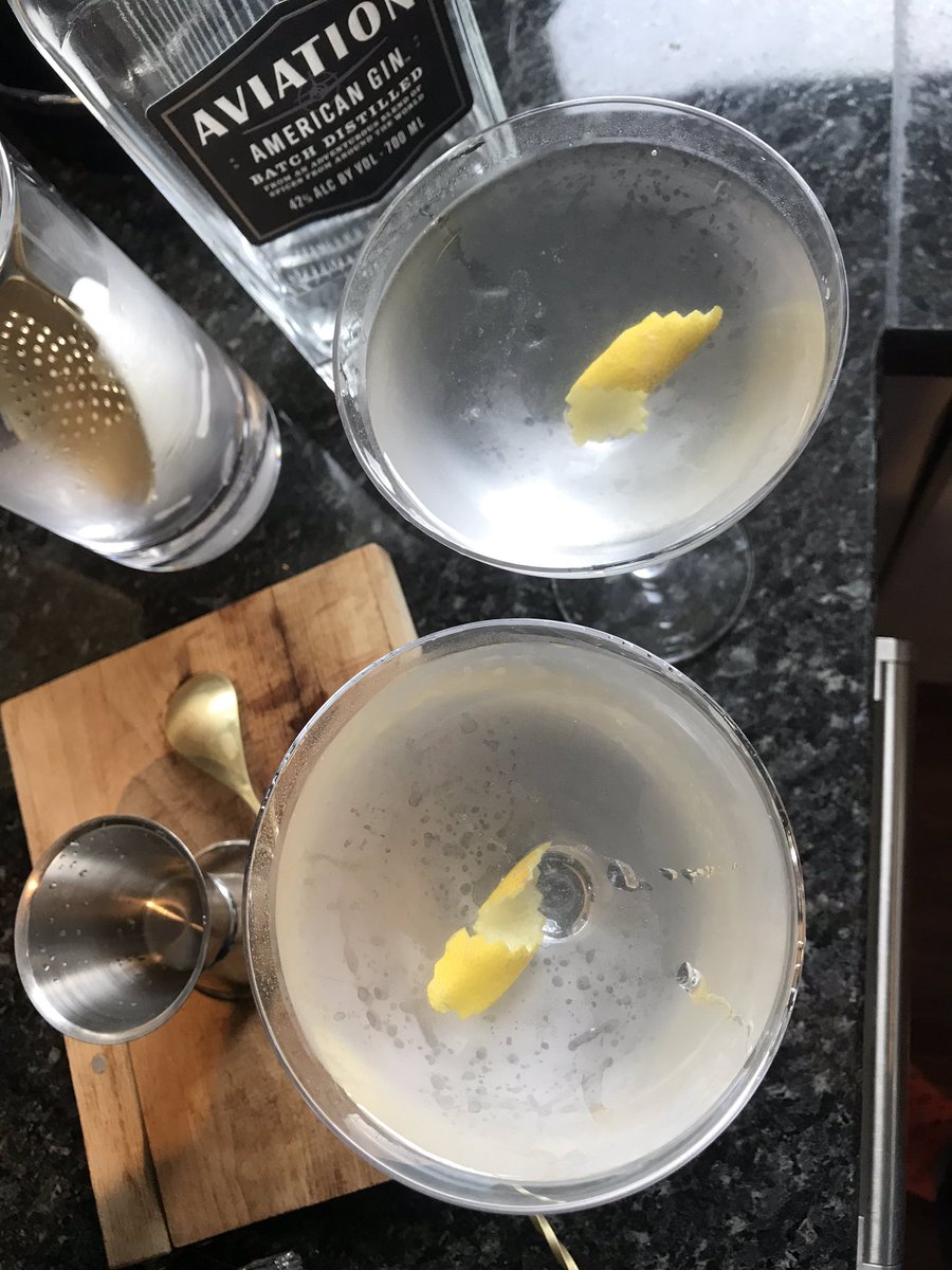 Keeping it simple <a href="/AviationGin/">Aviation American Gin ✈️🍸</a> #martini