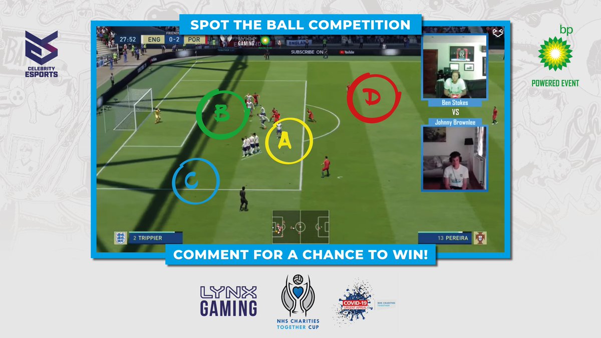We are giving away a PS4 to one lucky winner! 
To enter you need to #spottheball in the picture &amp; select...

A
B
C
D

Add your answer with a comment below. You MUST use #Unite4OurNHS in the post to qualify. 
 
GOOD LUCK &amp; WATCH OUT FOR MORE PRIZES!