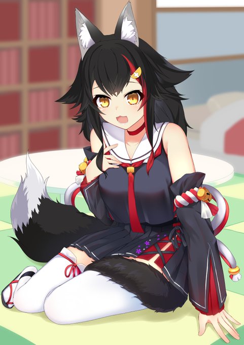 ミオかわいい🐺🌲
 #みおーん絵

(ジュヨウアルカワカランケド㎇オイトキマス... 