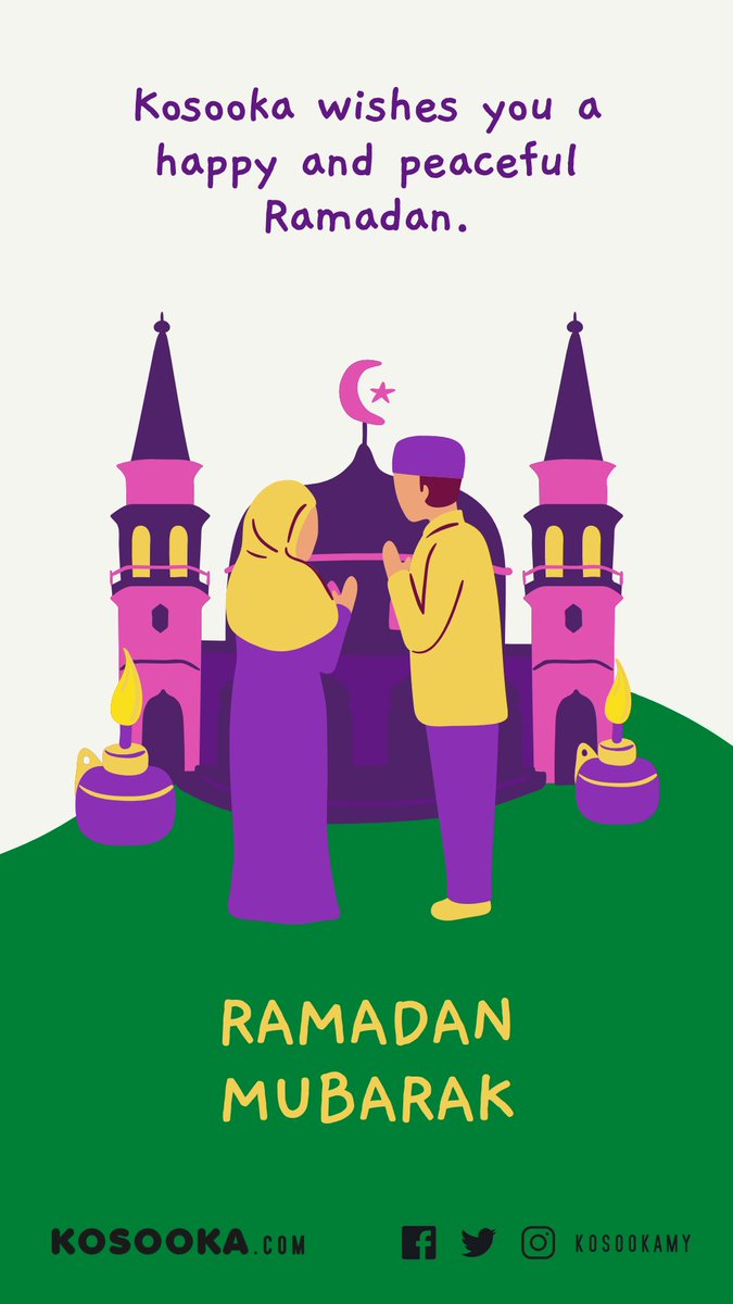 kosookaMY's tweet photo. ❤️Kosooka wishes you a happy and peaceful Ramadan ❤️

#kosooka #kosookaMY #Ramadan #RamadanMubarak https://t.co/1PUG6qwnuc