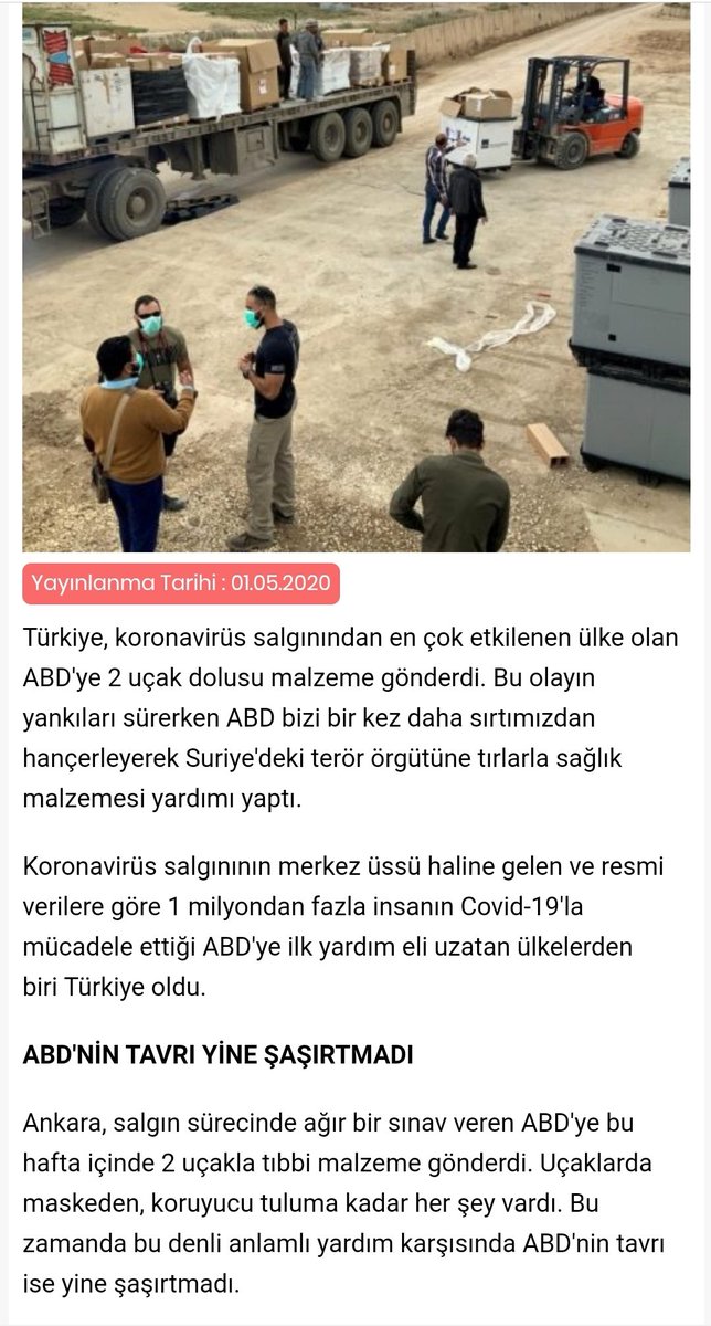 Kendi ülkende tıbbi malzeme sıkıntısı çeken hastaneler vb. yerler olmasına rağmen dış ülkeye gönderilen tıbbi malzemeler terör örgütlerine dağıtıldı.
Bu malzeme sayesinde maalesef hayatta kalacak olan şerefsiz alçaklar ilerde Türk Askerinin karşısına çıkacak.