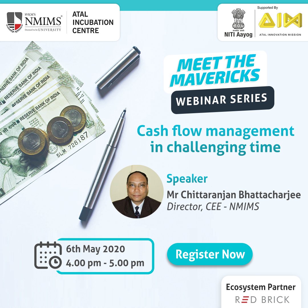 NmimsAic's tweet photo. #Entrepreneurs never stop and so do we!
Register Now - https://t.co/MXzB3SLK33
Witness the #webinarseries of #MeettheMavericks 

#startup #conference #speakers #innovation #entrepreneurtips #startups #COVID__19 
#entrepreneurialjourney #incubation #socialentrepreneurs 
#business https://t.co/OGaL0QXRtN