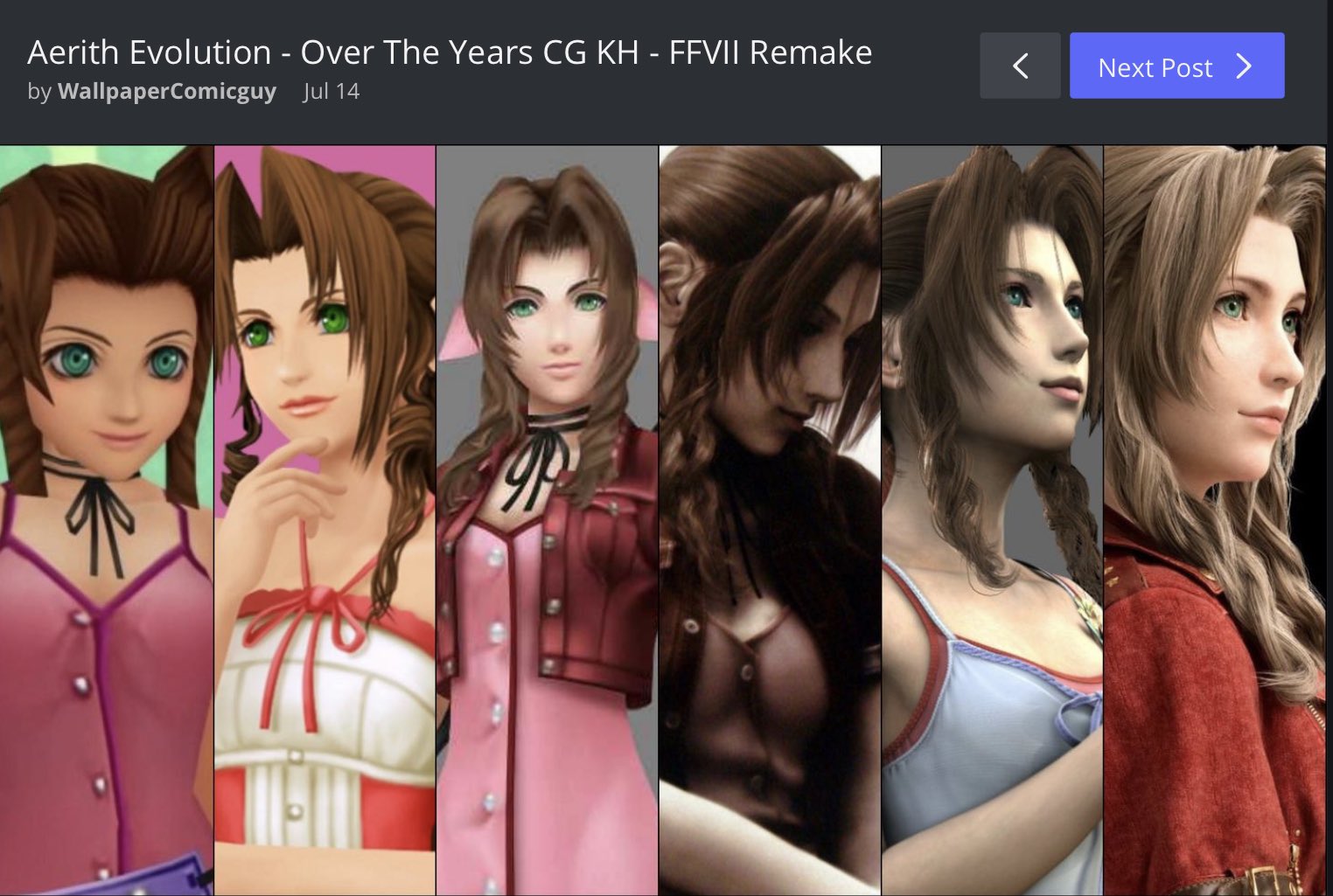 ...10;Can we please keep Aerith &amp; let Cloud be happy this time....