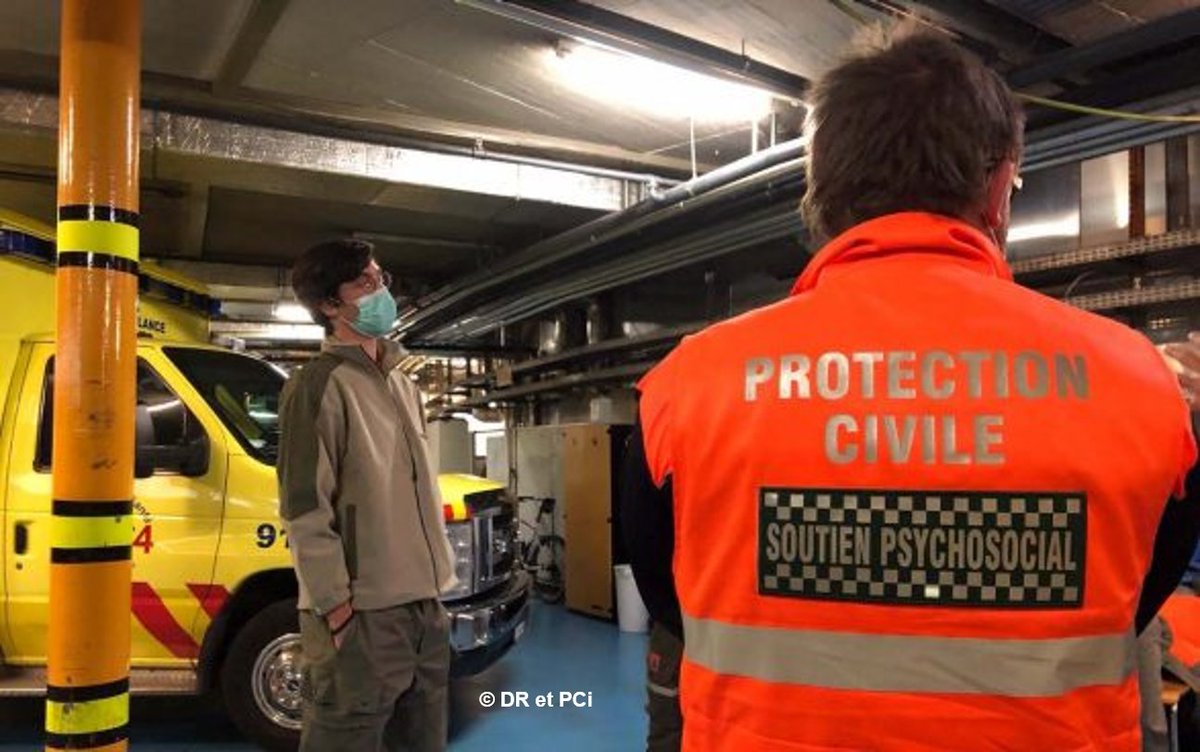 BABS_OFPP_UFPP's tweet photo. Le care team de la #ProtectionCivile de Genève est à disposition des quelque 3600 membres de la protection civile. L'accent est mis sur la prévention des soins psychologiques. #CoronaInfoCH @GE_ORCA https://t.co/QcLWFkulyR https://t.co/gzq2PBiqae