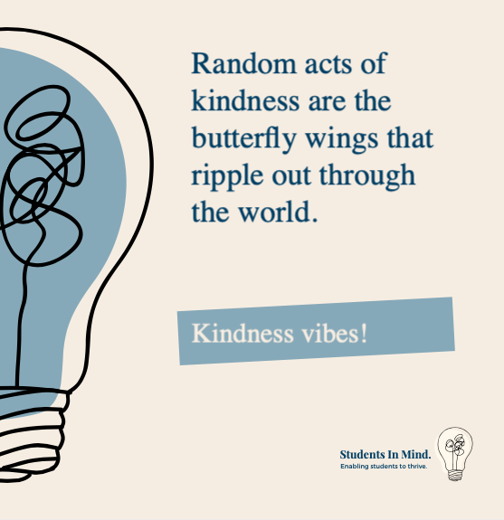 An act of kindness is never wasted. 
Take time to be kind.
Take time to create those ripples.
Take time to make someone's day.
#kindnessmatters #payitforward #makesomeonesday #studentsinmind