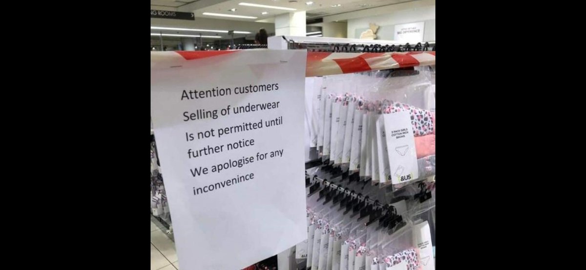 TazzDP's tweet image. Comrade can govt  explain  why we cant buy underwear???