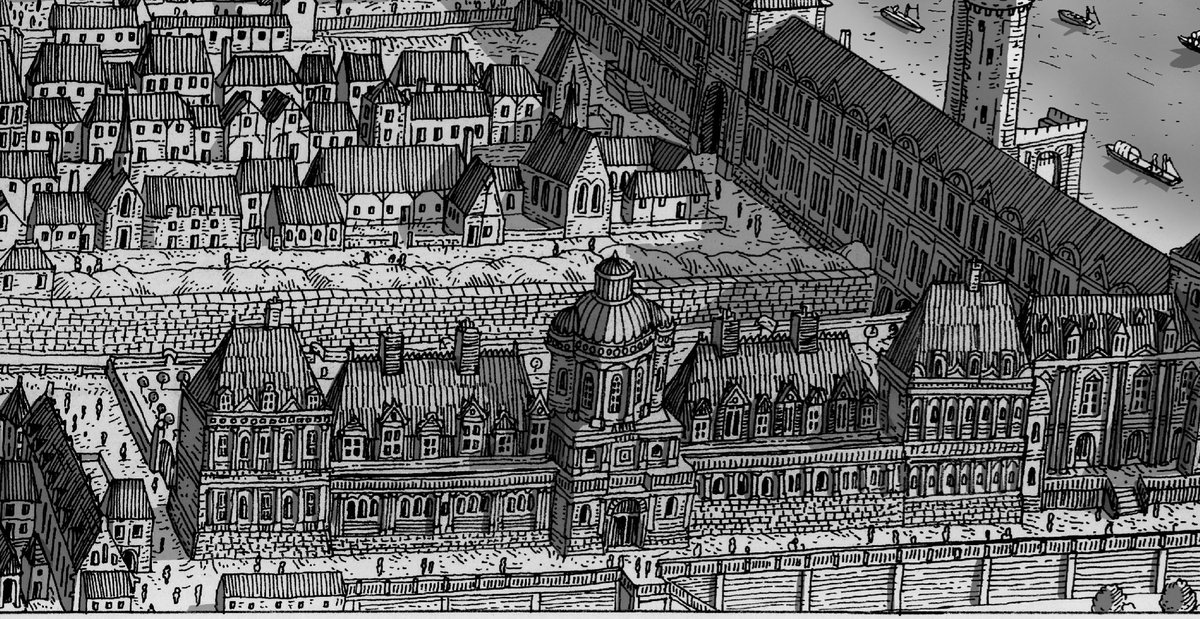 RaisonPablo's tweet photo. Bon j'ai un peu galéré mais je suis assez satisfait du résultat , voilà un petit avant goût avec le Palais des Tuileries vers 1610. https://t.co/uPlp3Hscle