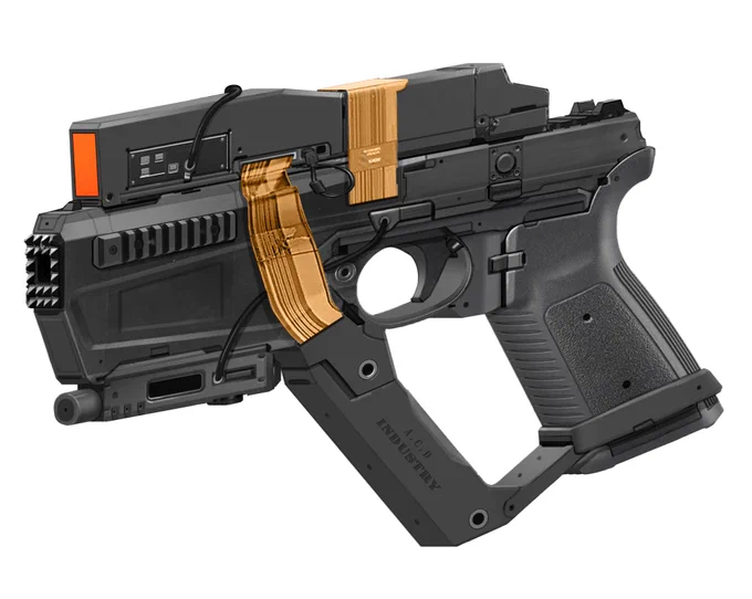 Pistol concept, 2.5D 