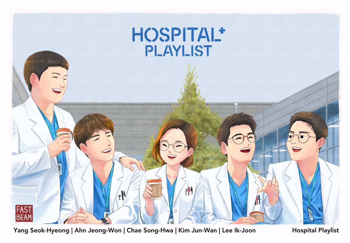FastbeamArt's tweet photo. Hospital Playlist  #HospitalPlaylist  👦🏻👦🏻👩🏻👦🏻👦🏻 https://t.co/Xpor8oZlQJ