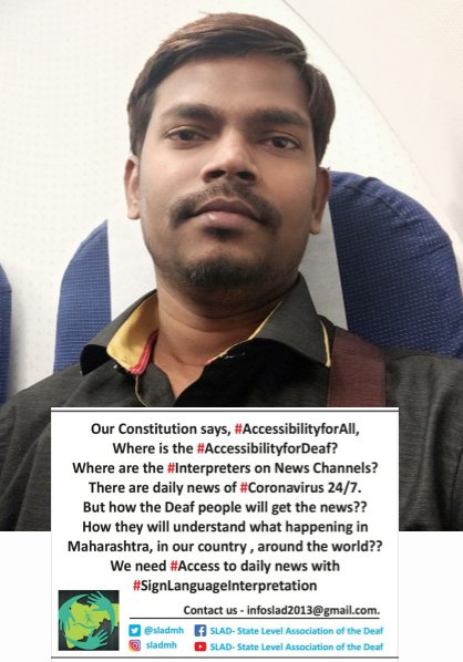 RajuChandrabali's tweet image. I am Deaf #Signlanguageinterpretation