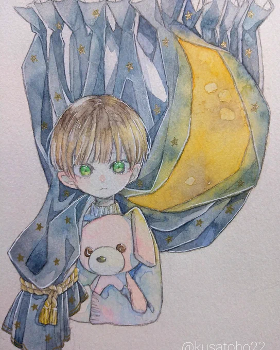 #あつまれ水彩絵描きの街
素敵なタグに便乗〜!
我透明水彩の民? 