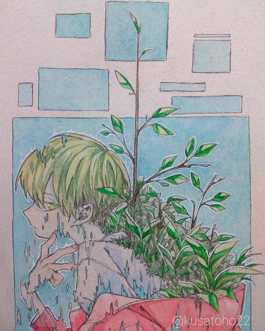 #あつまれ水彩絵描きの街
素敵なタグに便乗〜!
我透明水彩の民? 