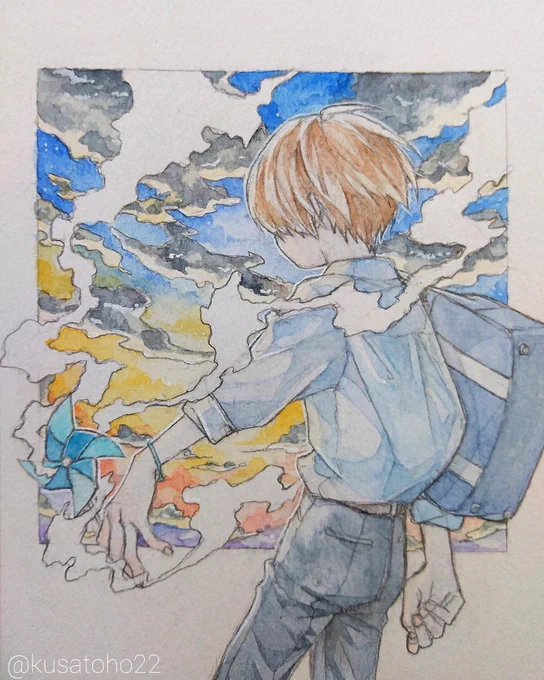 #あつまれ水彩絵描きの街
素敵なタグに便乗〜!
我透明水彩の民? 