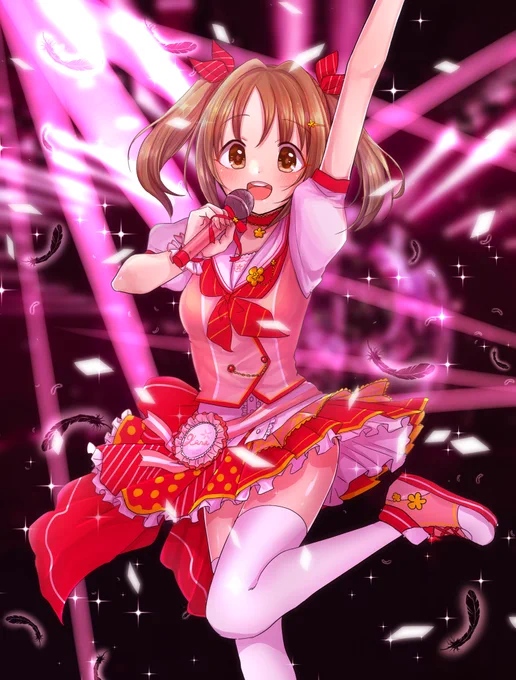 #かなかなメモリアルリレー3  
企画にて、特訓後のメモリアルデイズの今井加奈ちゃんを描かせていただきました!!セーラー服がベースのフリフリでかわいい衣装で楽しく描かせていただきました?♡
#第9回シンデレラガール総選挙 
#ボイスアイドルオーディション 
#加奈うまであきらめない
#今井加奈 