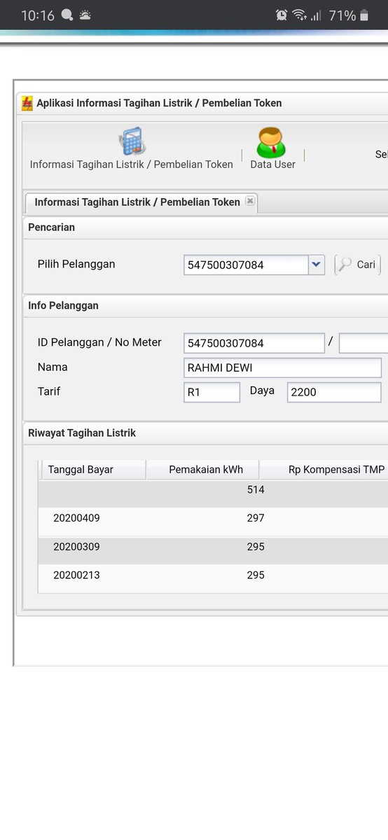 rihanfirdaus's tweet photo. @pln_123 jika dihitung rata2 3 bln trakhir, apakah (295+295+297) ÷ 3 = 514 ? mohon kejelasannya. terima ksh sebelumnya, dm saya blm dijwb min https://t.co/pS74j2ewKf