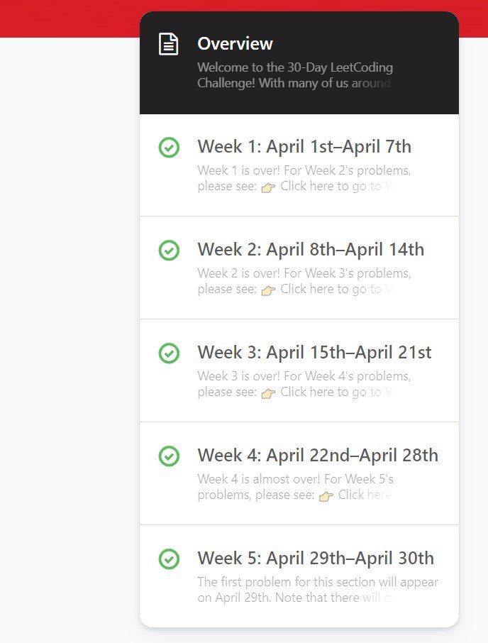 Simmranvermaa's tweet image. Yay! #30DayLeetCodingChallenge Done :3