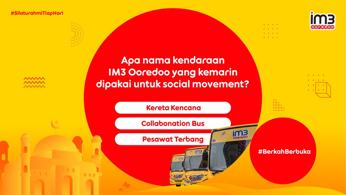 Kendaraan ini dilengkapi dengan studio untuk membuat konten kreatif! 

Langsung RT dan reply jawaban kamu sertakan hashtag #BerkahBerbuka #SilaturahmiSetiapHari, dan jangan lupa mention 3 temen kamu ya. bit.ly/BerkahBuka.