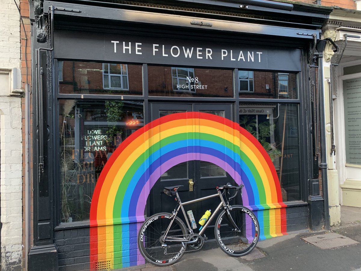 ColinWi19071929's tweet photo. Chasing rainbows and delivering socks to the cycling guys @monkeysox #monkeysox . It is MS awareness week this week. A great way to start the day. https://t.co/NfqjrRpirT